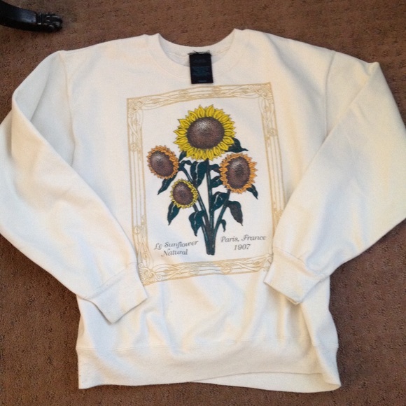Vintage Tops - Sunflower Sweatshirt